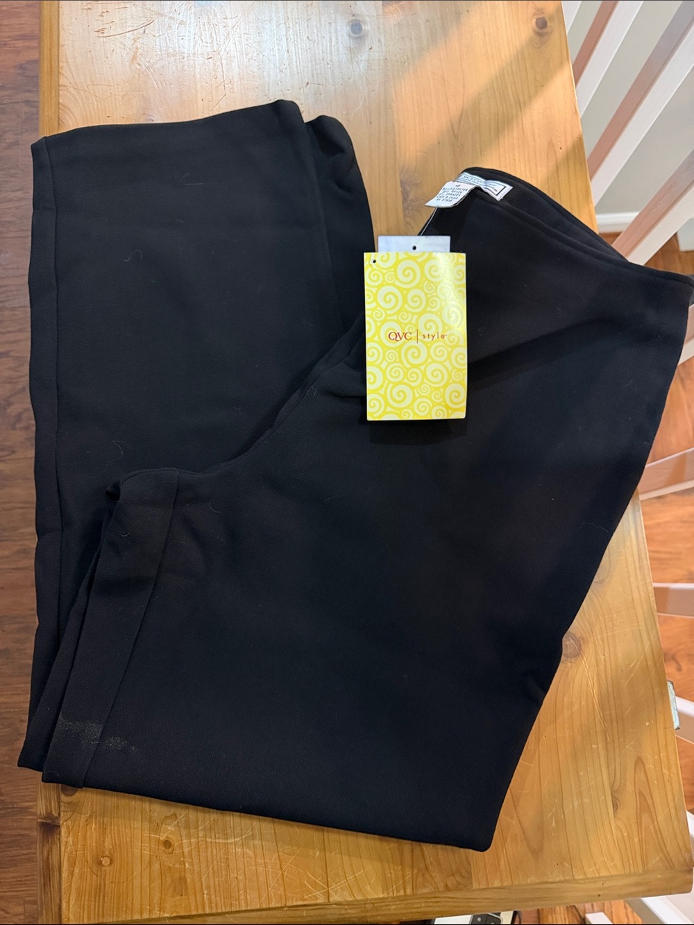 QVC Black Women's Boot Cut Pants